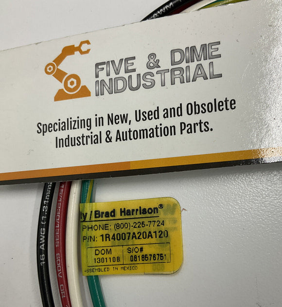 Brad Connectivity Molex  1300130386 Mini Change Cordset 4-Pin Male 90°