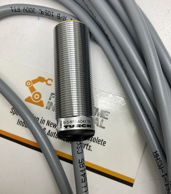Turck BI5-M18-AD4X Proximity Sensor 7M  10-65 VDC 5mm