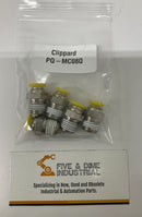 Clippard PQ-MC08Q 1/4" NPT x 1/4" OD Fittings 5-Pack-1