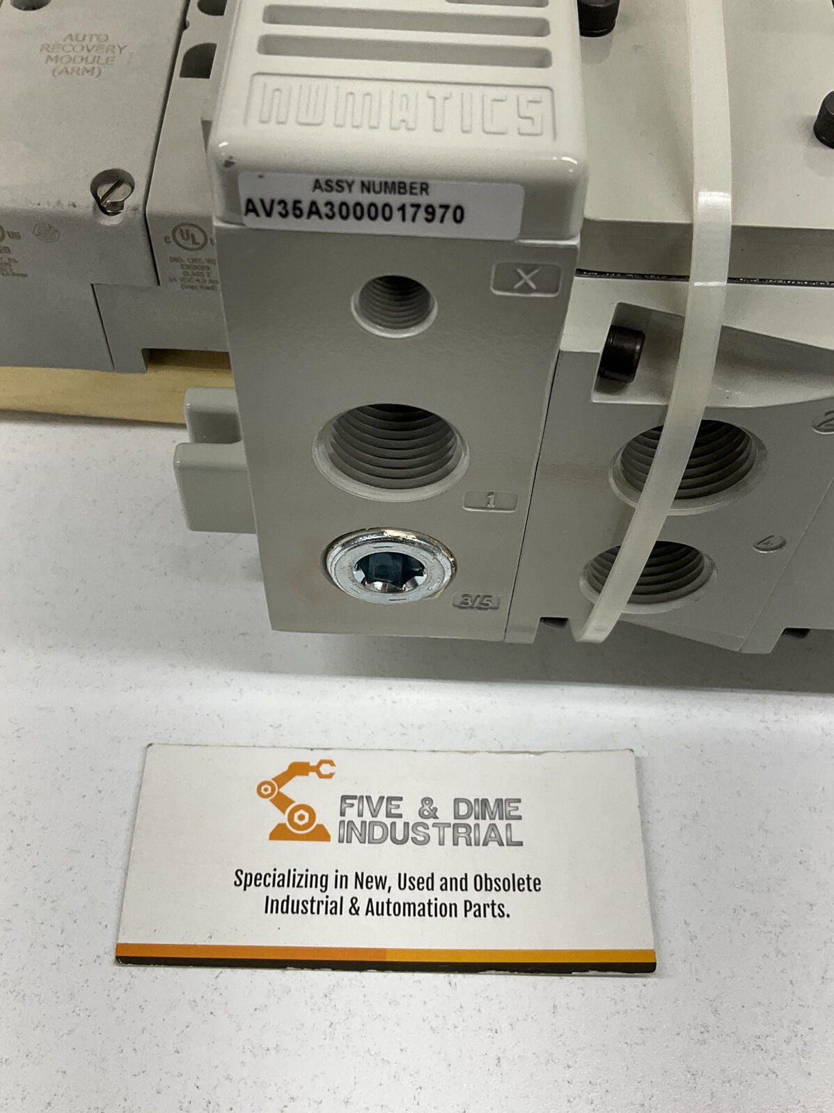 Numatics Ethernet Module Numatics AK3BH00004NMUF 8 Bank Ethernet Manifold | Five and Dime ...