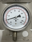 Ashcroft  35-1009-SW-02L Ammonia Gauge 3-1/2", 30 in.Hg-150 Psi, SS 1/4" NPT-2