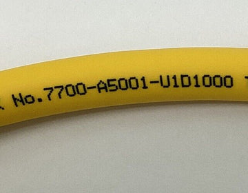 Murr 7700-A5001-U1D1000 Mini 7/8'' 5-Pole Male Cable 10 Meters - 0