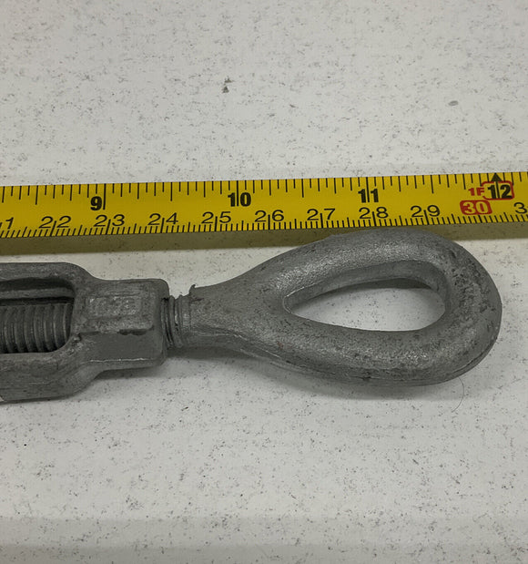 Campbell 625-030 3/8" Hot Dipped Galvanized Steel Turnbuckle