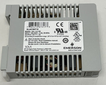 Emerson SVL 3-5-100 Power Supply 15W 5V Din 100-240 VAC - 0