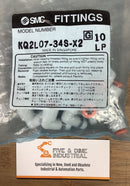 SMC KQ2L07-34S-X2 Male Elbow  Lot of 10-2
