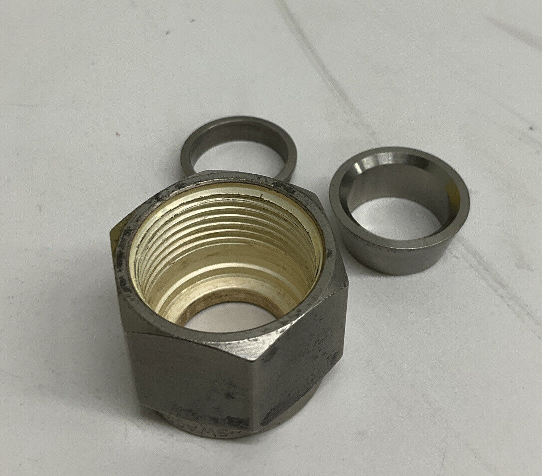 Swagelok SS-6FK-NFSET 316 SS Nut and Ferrules Cartridge FNSP for sale Swagelok SS-6FK-NFSET 316 SS Nut and Ferrules Cartridge FNSP for sale