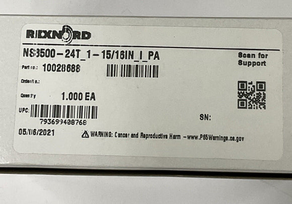 Rexnord 10028688 Split Sprocket HS8500 1-15/16 Round Idler Bore 24 Teeth