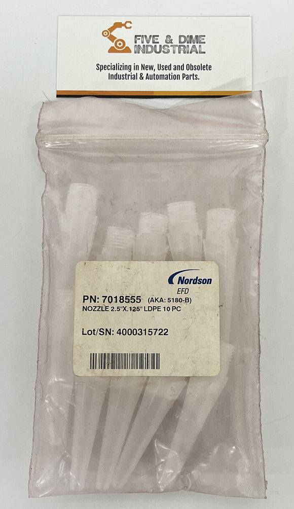 Nordson 7018555 / 5180B Applicator Nozzle  2.5"X.125" Lot of 10