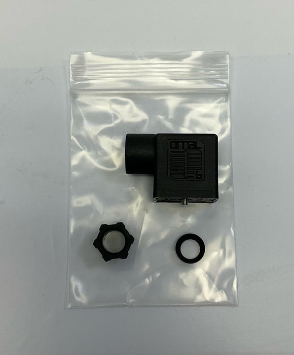 Omal  10/250  Solenoid Valve Connector  2-Pin + Ground