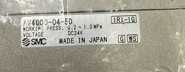 SMC AV400-04-5D Soft Startup Valve 24 VDC - 0
