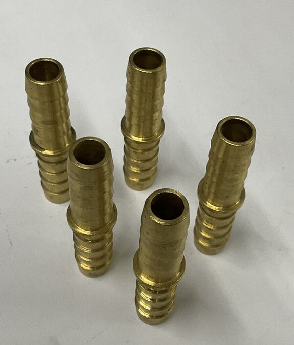 Parker 122HBL-6 3/8  2 Brass Barb Fitting. Lot of 5