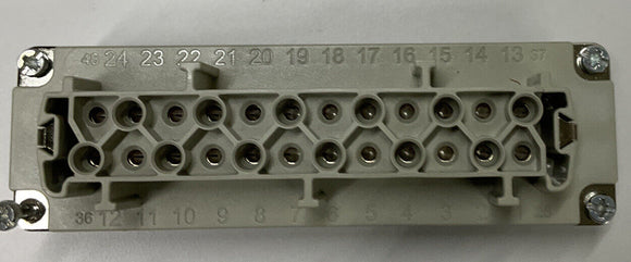 Lapp/Epic 10/97000  H-BE-24-BS DR Pin Female Connector Insert