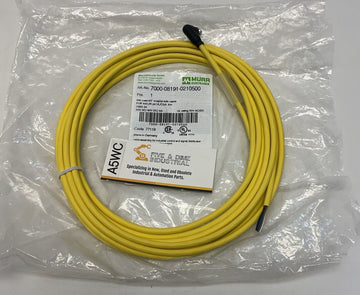 Murr Elektronik 7000-08191-0210500 M8 Male 90° Snap-In-Cable