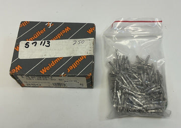 Weidmuller 0.32-0.5mm Crimp Socket Box of 250 - 0