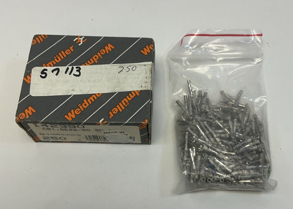 Weidmuller 0.32-0.5mm Crimp Socket Box of 250
