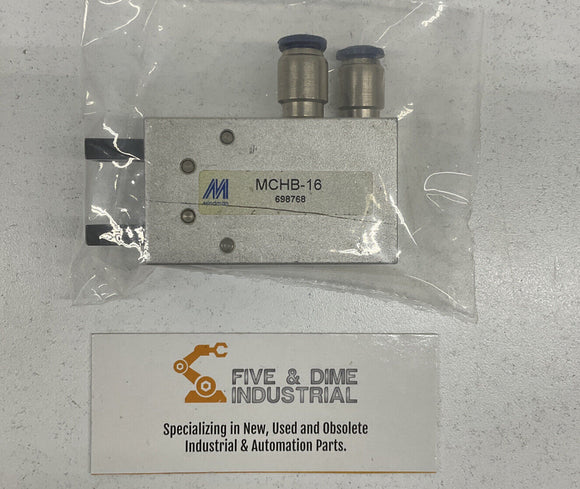 Mindman MCHB-16 Parallel Double Acting Gripper 16MM