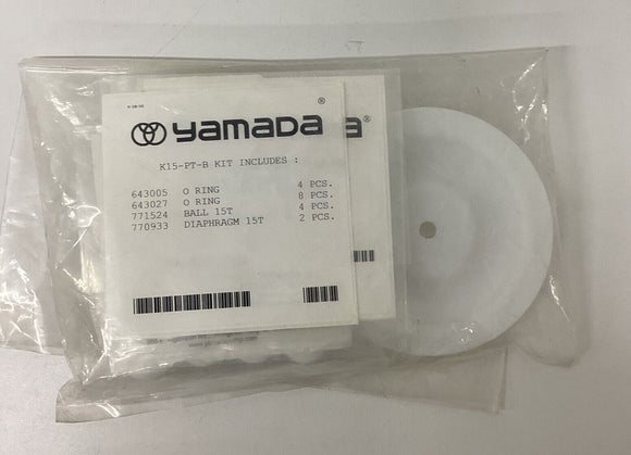 Yamada K15-PT-B Pump Repair Kit 15T Diaphragm