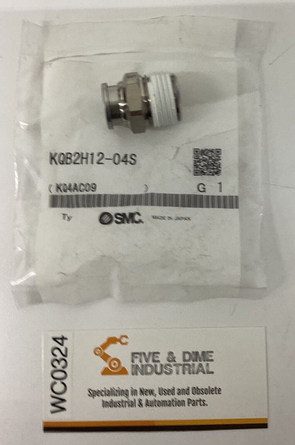 SMC KQB2H12-04S White Brass one touch fitting