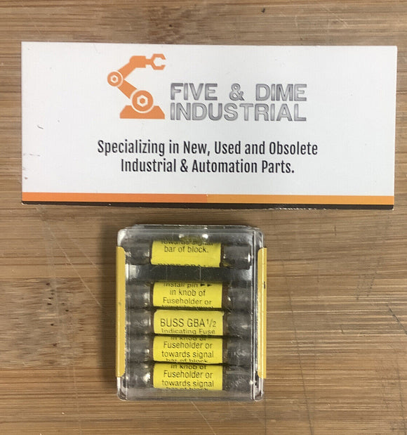 Bussmann Buss GBA-1/2 Indicating Fuse 125V