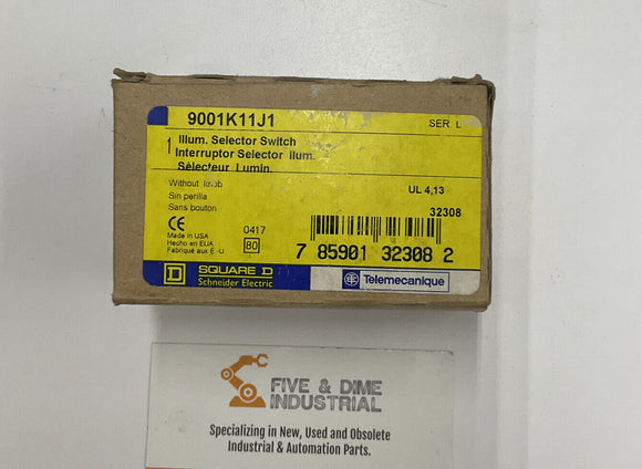 Square D 9001-KM1 Selector Switch Series H Without Knob
