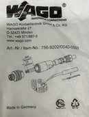 Wago 756-9202/0040-0000 Fitted Pluggable Connector 4-Pole M12-5