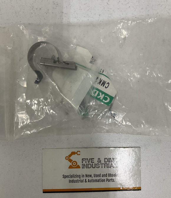 CKD CMK2-20-75 Pneumatic Cylinder Kit w/ Mounting Hardware & Reed Switch