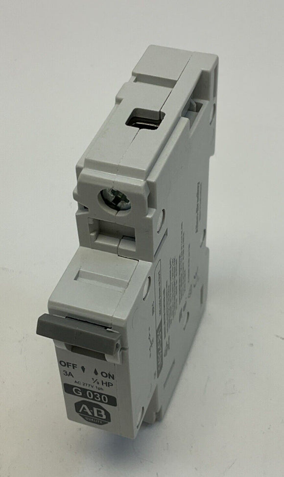 Allen Bradley 1492-CB1G030 Ser. C Circuit Breaker 3A 1/3 HP