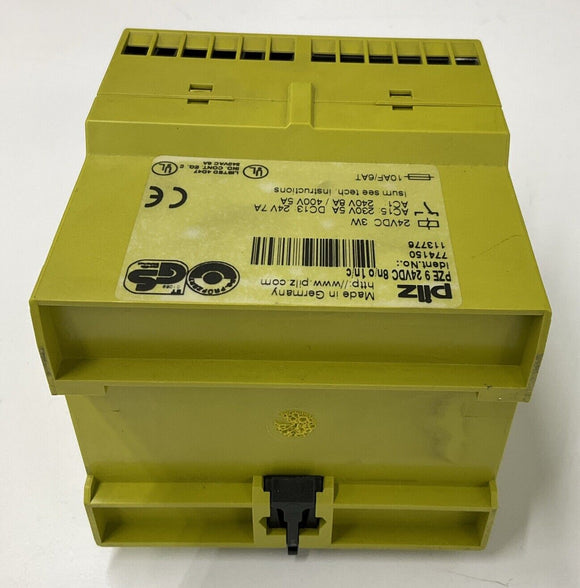 Pilz pze 9 24 vdc 8n/o 1n/c  774150 Safety Relay 24 vdc