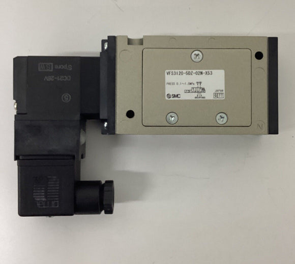 SMC VFS3120-5DZ-02N-X53  Solenoid 4/5 Port Valve 24VDC