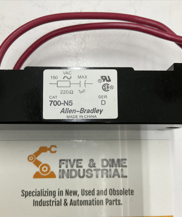 Allen Bradley 700-N5 Ser. D Surge Suppressor 150 VAC
