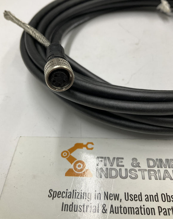 Schunk 0307767 M8-Plug Male Straight 4-Pin Cable 5 Meter