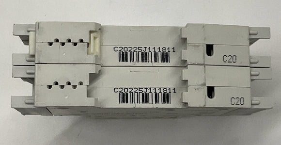 Siemens 5SJ4220-7HG41 Circuit Breaker 2 Pole 20A 2-Pole Din Mount