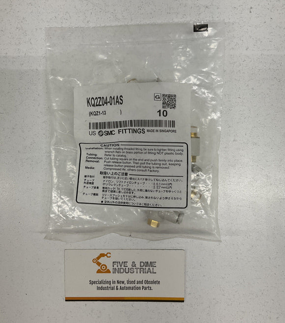 SMC KQ2Z04-01AS Universal Male Elbow Push to Connect Fittings