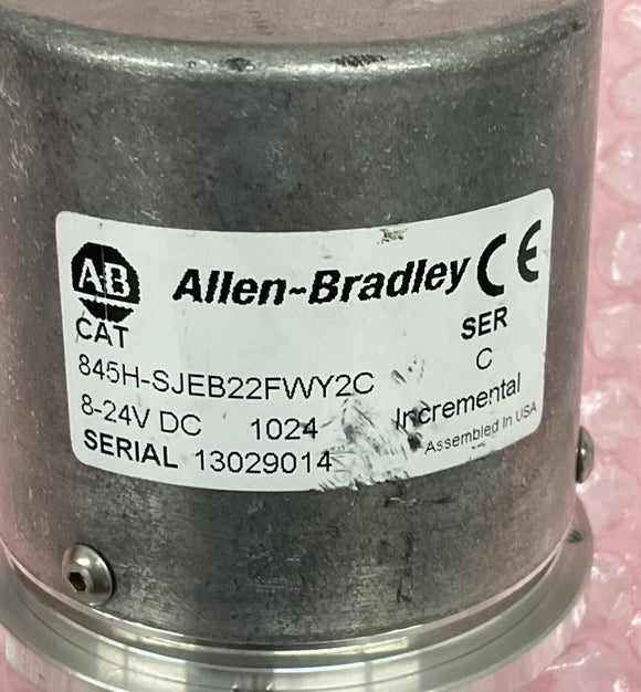 Allen Bradley 845H-SJEB22FWY2C Ser. C Incremental Encoder