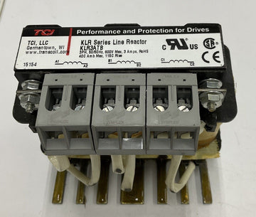 TCI KLR3ATB Line Reactor 3PH, 600V, 3 Amps - 0