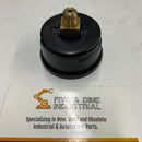 Noshok 20-110-15 2" Block ABS Case Gauge 0-15 PSI 1/8" NPT Rear-4