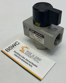SMC VHS400 3-Way Valve 1/2 NPT 145 PSI Max-1