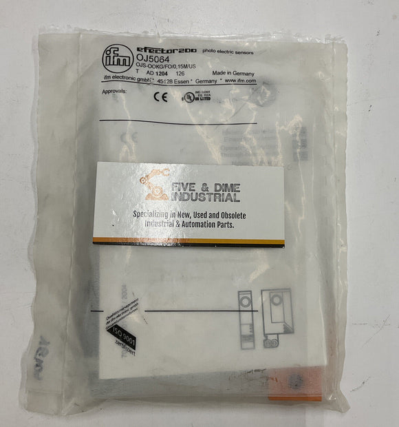 IFM Effector 200 OJ5064 Photoelectric Sensor 15M