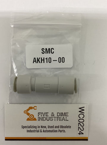 SMC AKH10-00 Straight Check Valve 10mm OD