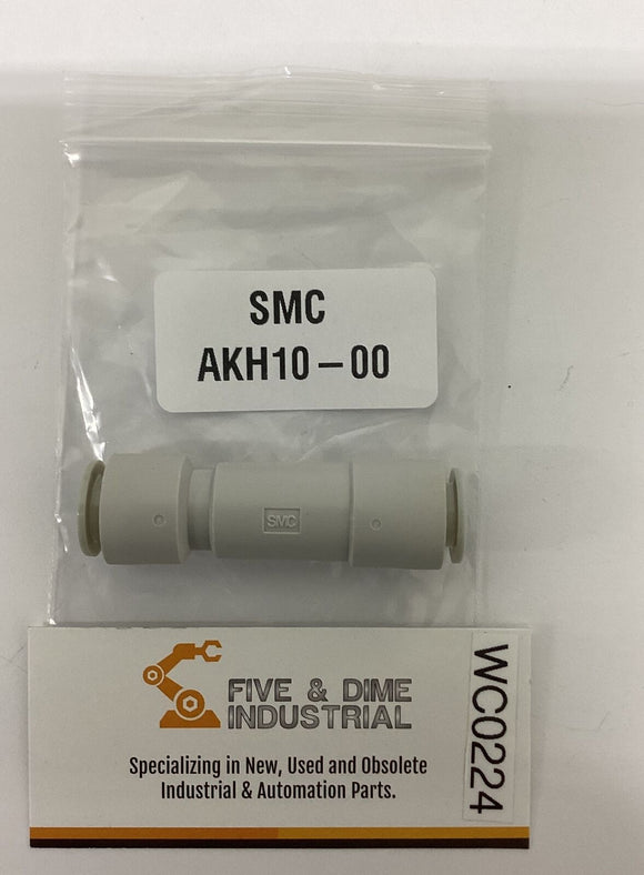 SMC AKH10-00 Straight Check Valve 10mm OD