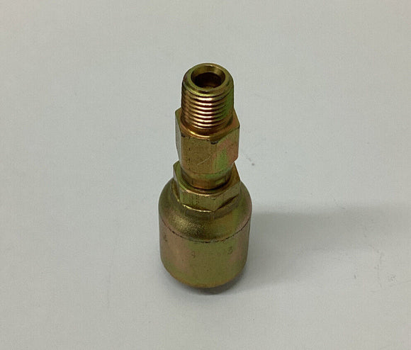 Parker 11343-6-4 Crimp Hose Fitting 1/4" NPT Swivel x 3/8" Hose
