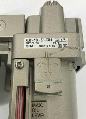 SMC AC41-N04D-8Z-X221 Filter Regulator and Lubricator Module - 0