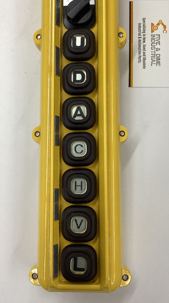 Kasuga COB86ULP  3 Switch, 9 Button Rainproof Hoist Pushbutton Pendant