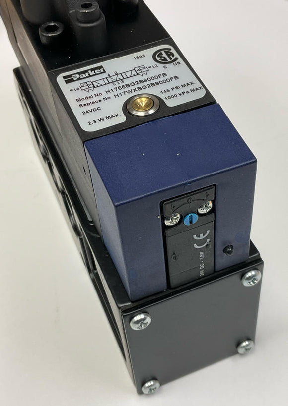 Parker H1766BG2B9000FB / H17WXBG2B9000FB G3/8" 24 VDC Valve
