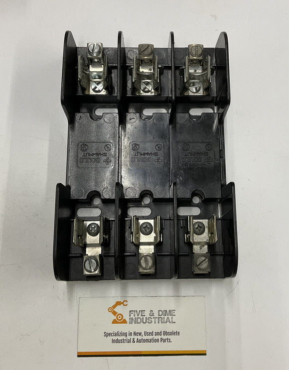 Gould Shawmut 60357R 3-Pole Fuse Holder 600V 30A