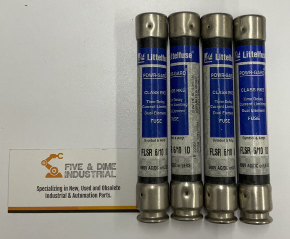 Littelfuse FLSR-6/10 Lot of 4 Fuse 6/10A 600V
