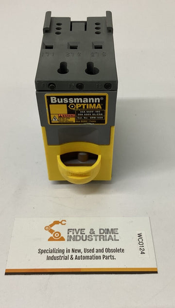 Bussmann OPM-1038R Optima Din Mount Fuse Holder 30-Amp 600V