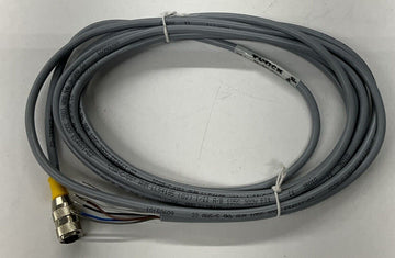 Turck RK4.5T-4/S618 Cable U2188-2 Female 5-Pole Single End 12ft