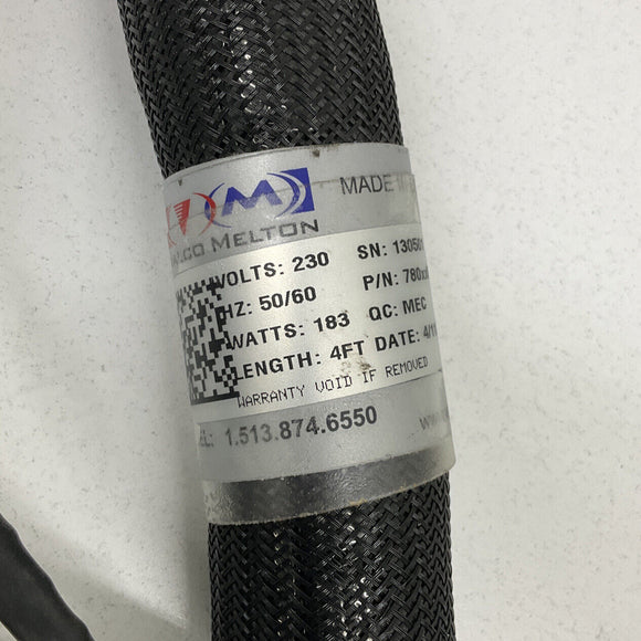 Valco Melton 780XX001 4' Hot Melt Hose 230V