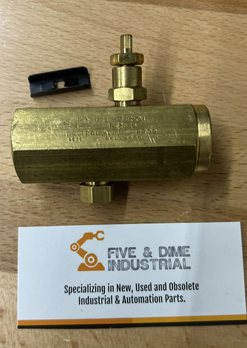 Detrol F25B 3/8" Brass Needle Valve